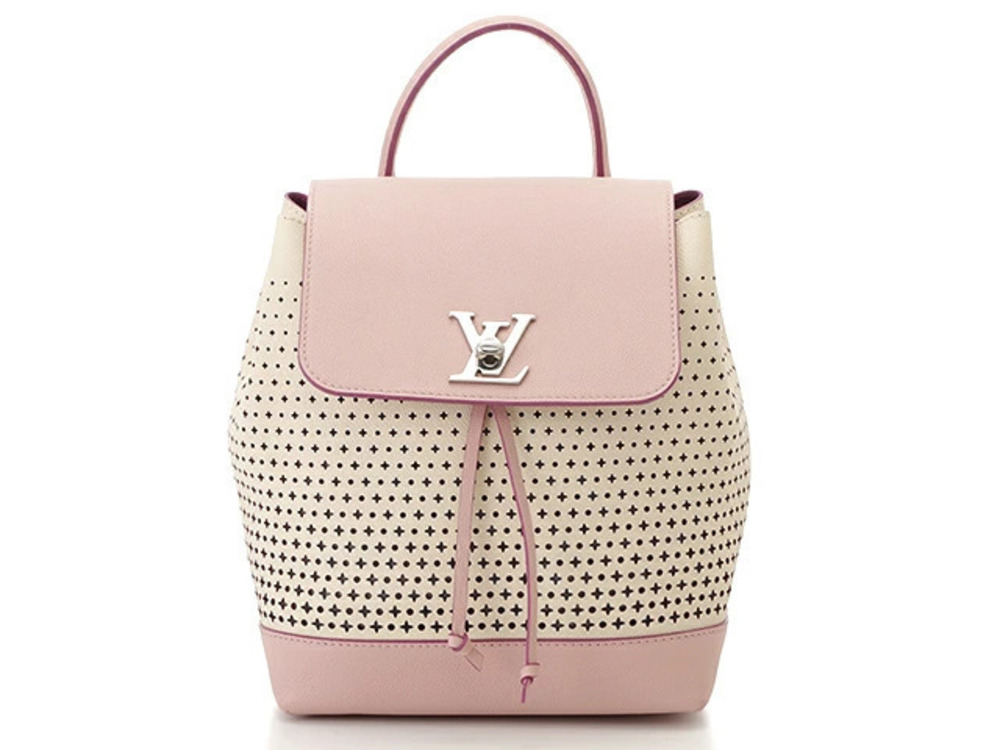 LOUIS VUITTON Lockme Backpack Monogram Flower